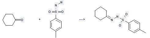 Benzenesulfonic acid,4-methyl-, hydrazide can be used to produce cyclohexanone (toluene-4-sulfonyl)-hydrazone at the ambient temperature
